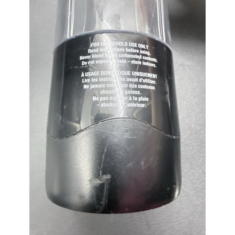 NutriBullet Portable Blender Bottle Black USB Rechargeable Smoothie Cup